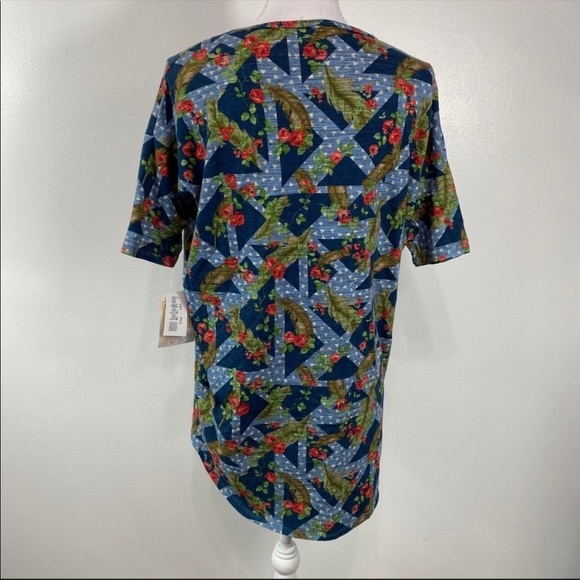 NEW LuLaRoe Irma Floral Print Tunic Top - Picture 3 of 8